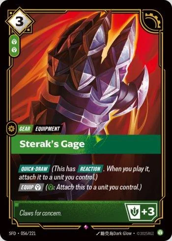 Sterak's Gage 56 de Spiritforged