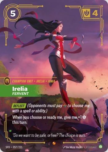 Irelia, Fervent 57 de Spiritforged