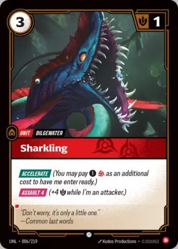Sharkling 6 de Riftbound Unleashed