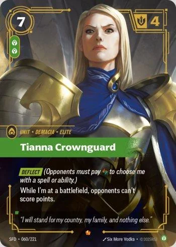 Tianna Crownguard 60 de Spiritforged