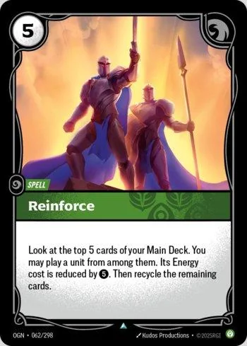 Reinforce 62 de Origins