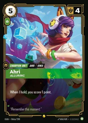 Ahri, Alluring 66A de Origins