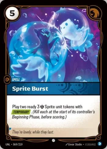 Sprite Burst 69 de Riftbound Unleashed