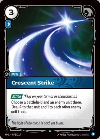 Crescent Strike 72 de Riftbound Unleashed