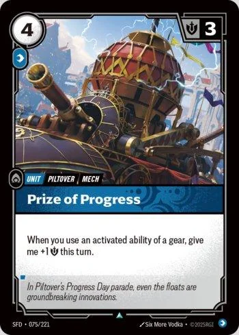 Prize of Progress 75 de Spiritforged