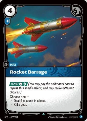 Rocket Barrage 77 de Spiritforged