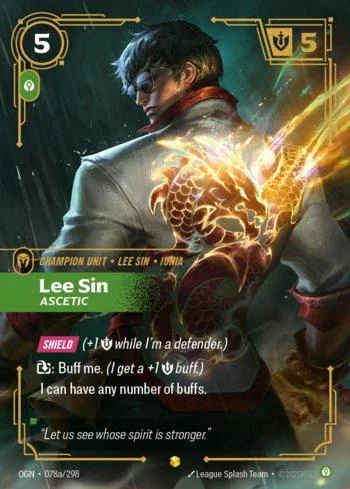 Lee Sin, Ascetic 78A de Origins