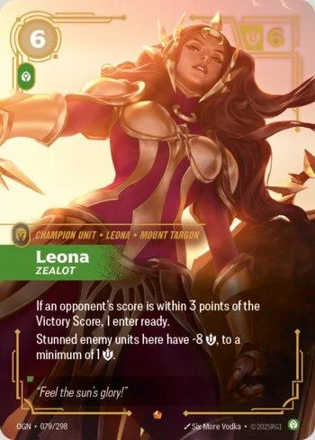 Leona, Zealot 79 de Origins