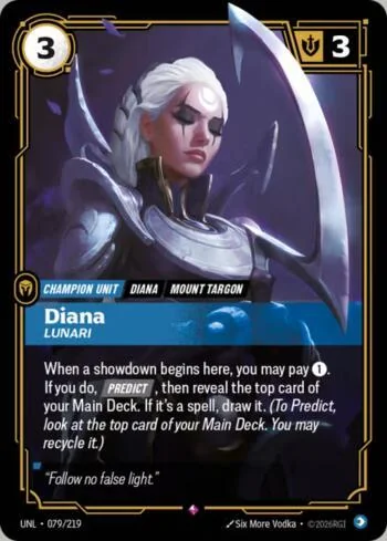 Diana - Lunari 79 de Riftbound Unleashed