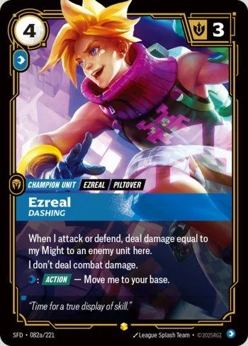 Ezreal, Dashing 82A de Spiritforged