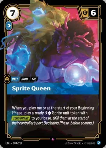 Sprite Queen 84 de Riftbound Unleashed