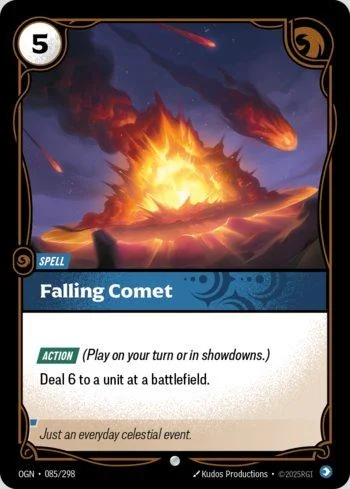 Falling Comet 85 de Origins