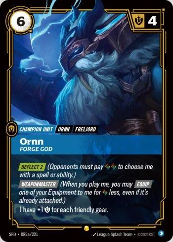 Ornn, Forge God 85A de Spiritforged