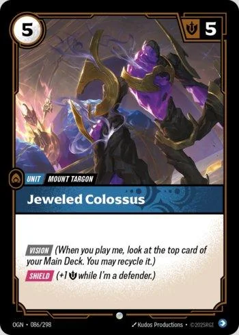 Jeweled Colossus 86 de Origins