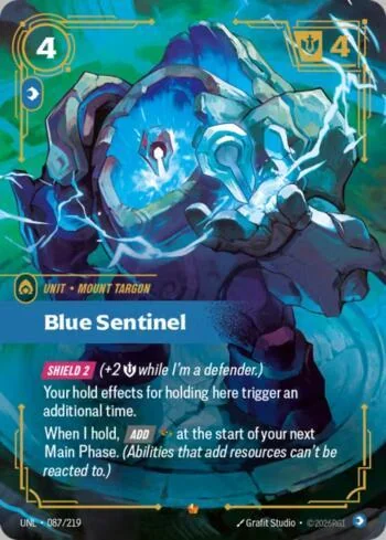 Blue Sentinel 87 de Riftbound Unleashed