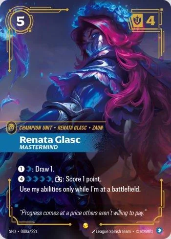 Renata Glasc, Mastermind 88A de Spiritforged