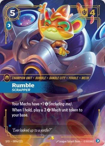 Rumble, Scrapper 89A de Spiritforged