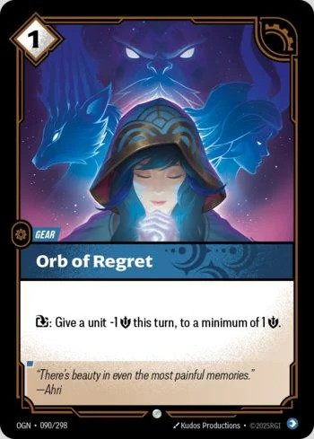 Orb of Regret 90 de Origins