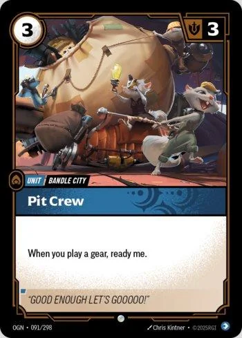 Pit Crew 91 de Origins