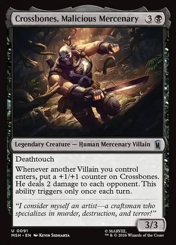 Crossbones, Malicious Mercenary de Marvel Super Heroes