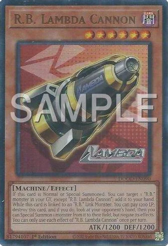 Canhão Lambda R.B. (Starlight Rare)