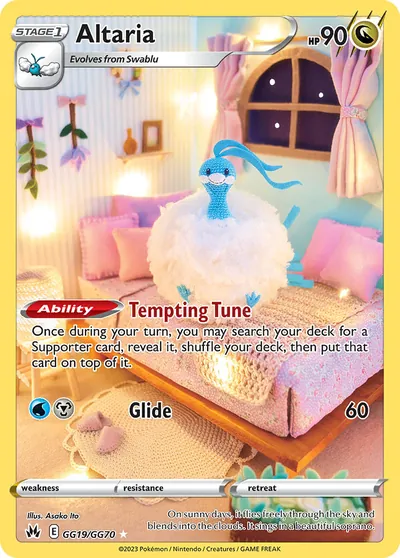 Altaria - Crown Zenith - ilustração de Yuka Morii