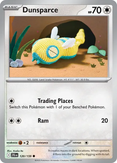 Dunsparce - Journey Together - ilustração de Yuka Morii