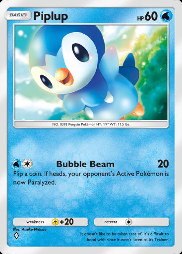 Piplup 019 Encantos Cotidianos