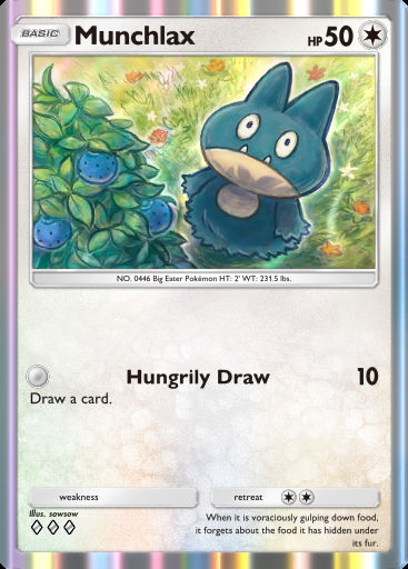 Munchlax 054 Encantos Cotidianos