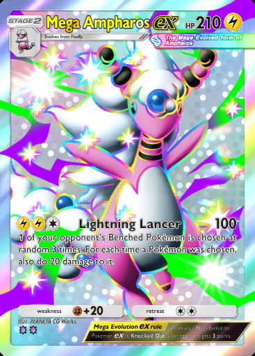 Mega Ampharos ex 103 Encantos Cotidianos