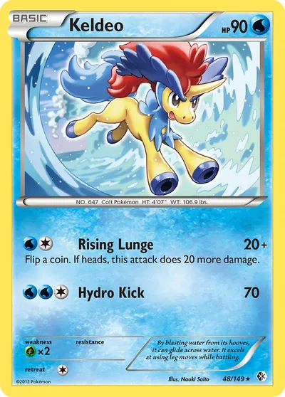 Keldeo - Boundaries Crossed - ilustração de Yuka Morii