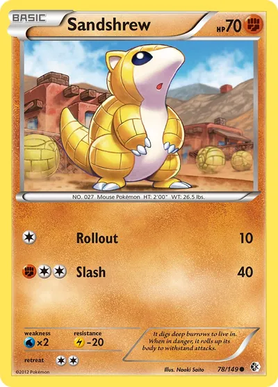 Sandshrew - Boundaries Crossed - ilustração de Yuka Morii