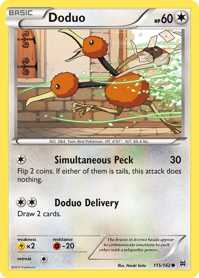 Doduo - BREAKthrough - ilustração de Yuka Morii