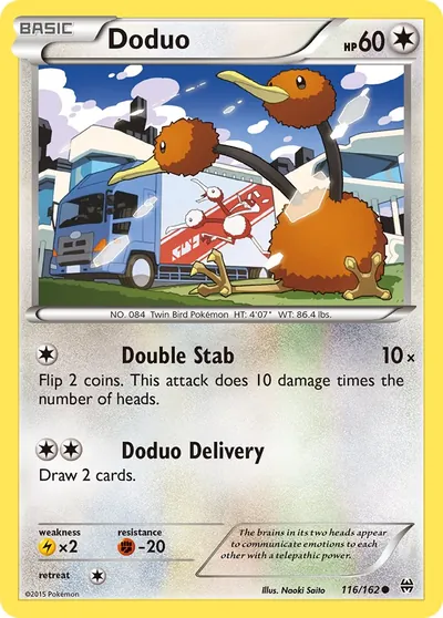 Doduo - BREAKthrough - ilustração de Yuka Morii