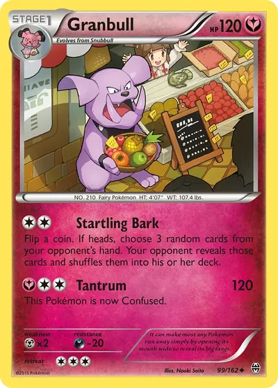 Granbull - BREAKthrough - ilustração de Yuka Morii