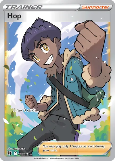 Hop - Champion’s Path - ilustração de Yuka Morii