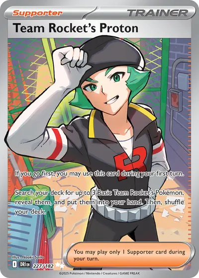 Team Rocket’s Proton - Destined Rivals - ilustração de Yuka Morii