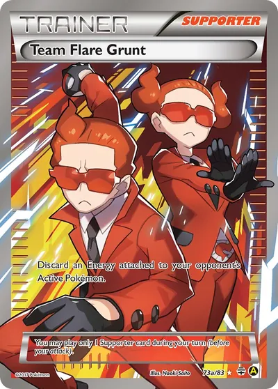 Team Flare Grunt - Generations - ilustração de Yuka Morii