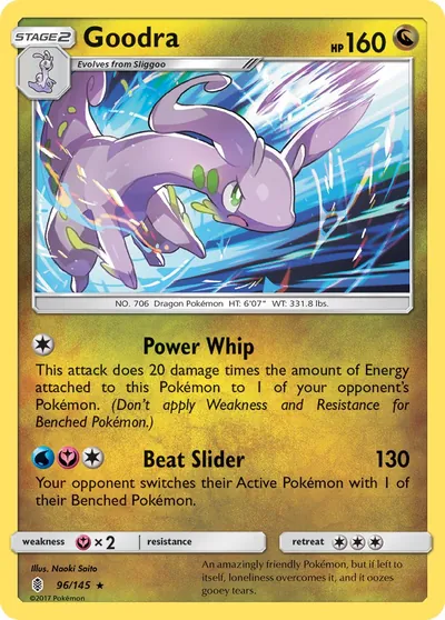 Goodra - Guardians Rising - ilustração de Yuka Morii