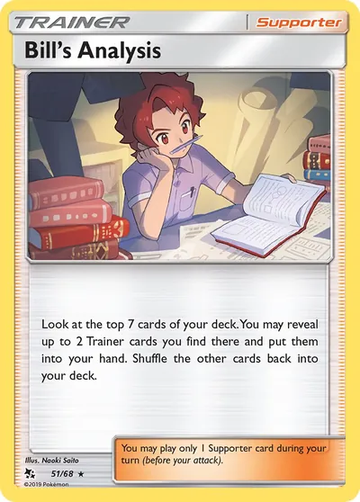 Bill’s Analysis - Hidden Fates - ilustração de Yuka Morii