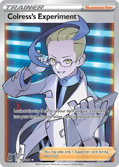 Colress’s Experiment - Lost Origin - ilustração de Yuka Morii