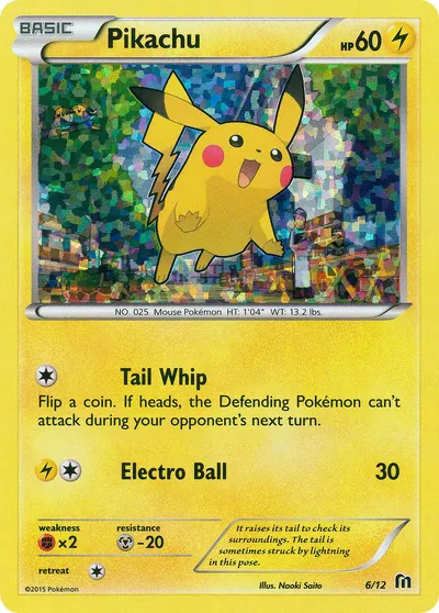 Pikachu - McDonald’s Collection 2016 - ilustração de Yuka Morii