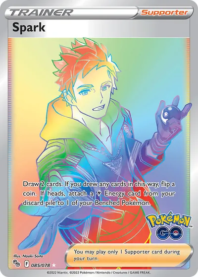 Spark - Pokémon GO - ilustração de Yuka Morii