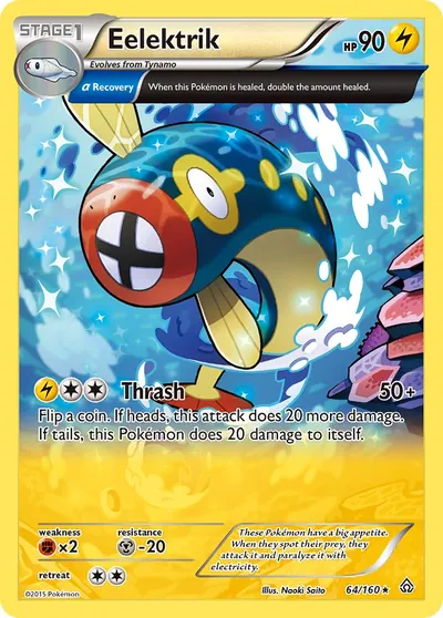 Eelektrik - Primal Clash - ilustração de Yuka Morii
