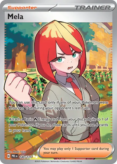 Mela - Prismatic Evolutions - ilustração de Yuka Morii