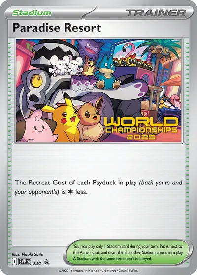 Paradise Resort - Scarlet & Violet Promos - ilustração de Yuka Morii