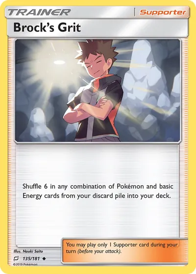 Brock’s Grit - Team Up - ilustração de Yuka Morii