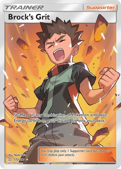 Brock’s Grit - Team Up - ilustração de Yuka Morii