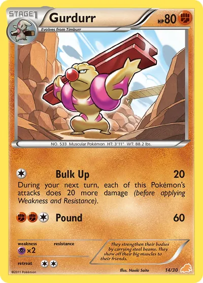Gurdurr - Black & White Trainer Kit—Excadrill - ilustração de Yuka Morii