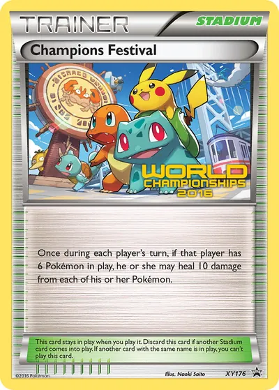 Champions Festival - XY Promos - ilustração de Yuka Morii